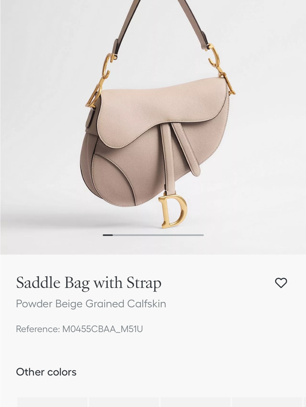 Dior Saddle Bag in Powder Beige with Gold Hardware - Picture 5 of 16